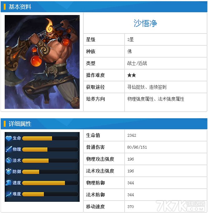 乱斗西游沙悟净